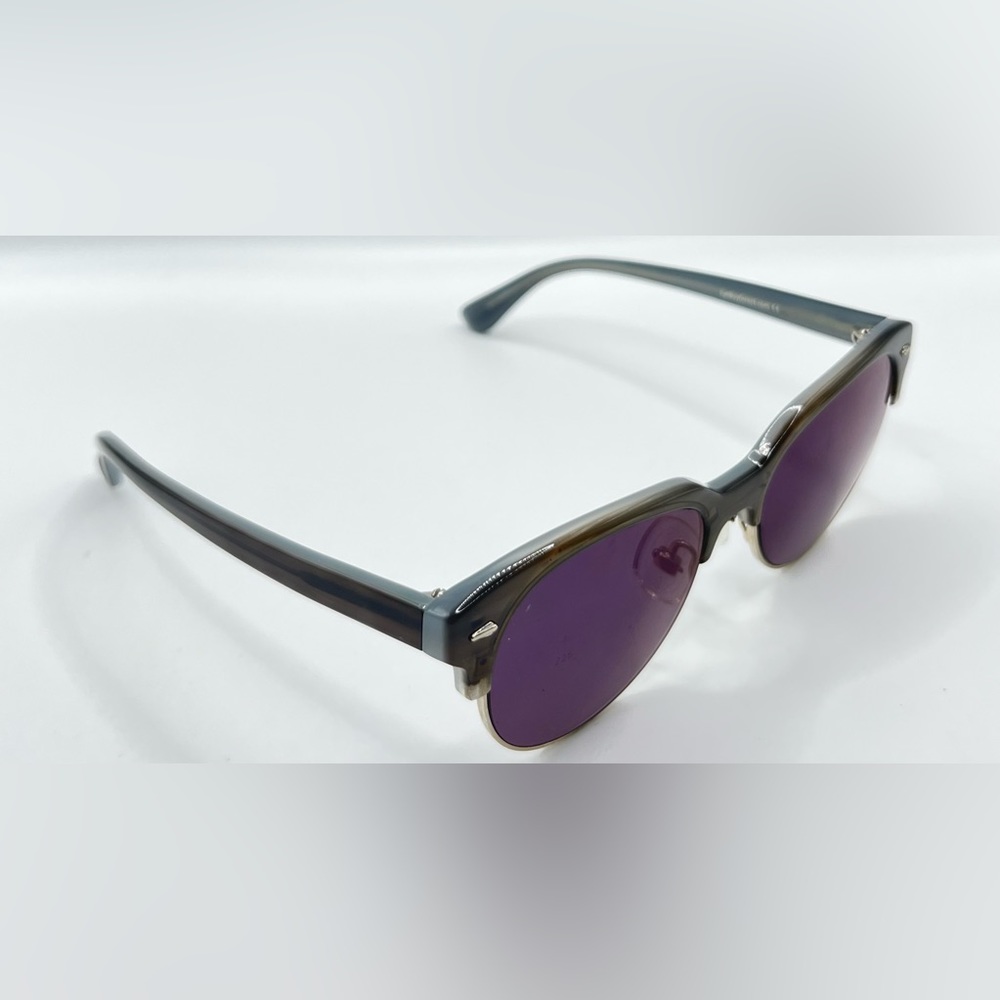 Eyebuydirect Carven Gold Gray Oval Sunglasses Frames Only